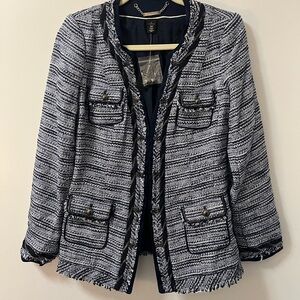 White House Black Market Women's Tweed Jacket